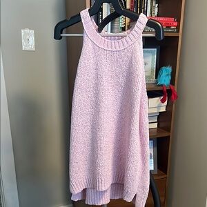 J. Crew Pink Knit Sleeveless Top